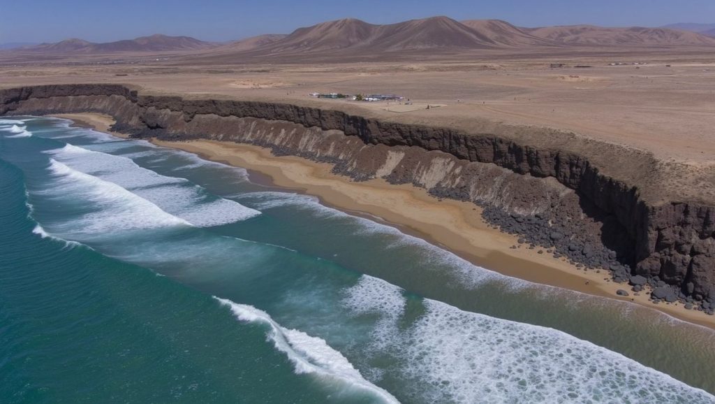Aguas de Playa de la Calera en La Oliva (Fuerteventura)