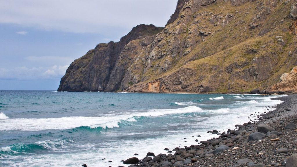 Aguas de Playa de la Caleta de Hermigua en Hermigua (La Gomera)