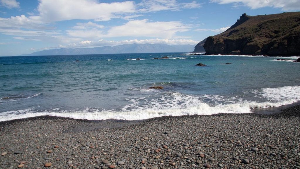 Entorno natural de Playa de la Caleta de Hermigua en La Gomera