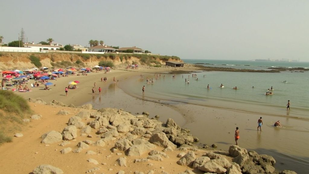 Vista de Playa de La Calita desde la orilla, El Puerto de Santa María
