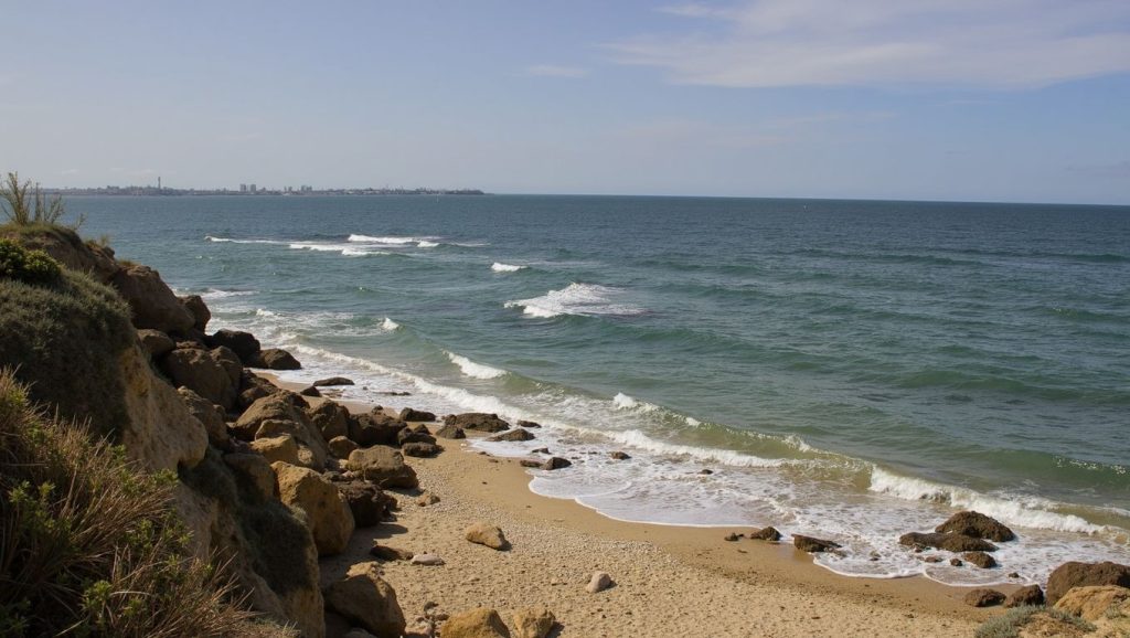 Acceso a Playa de La Calita desde el aparcamiento, El Puerto de Santa María
