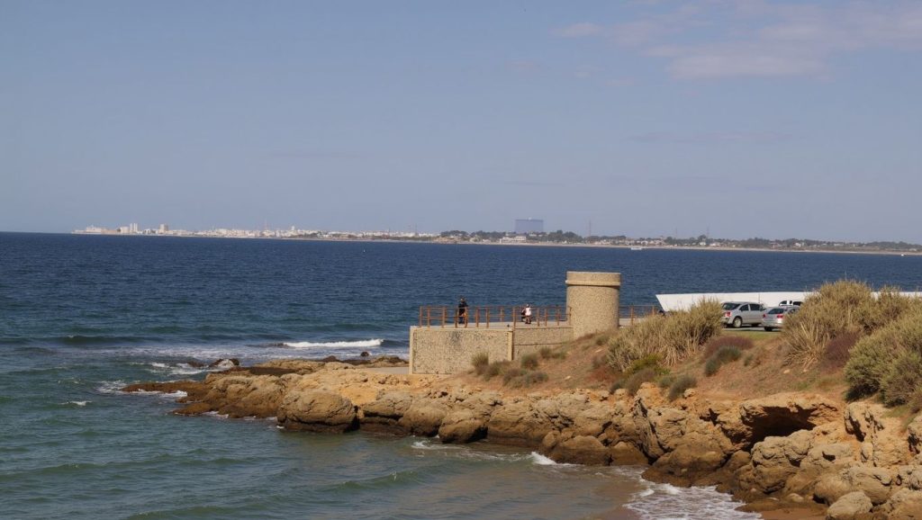 Textura de arena en La Calita, El Puerto de Santa María, Cádiz