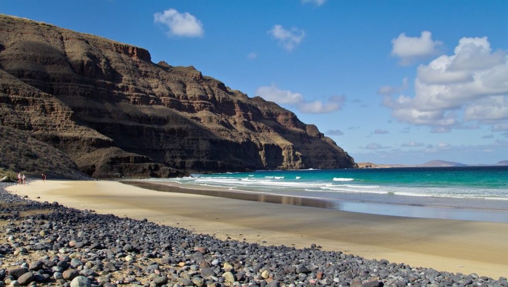 Panorámica de Playa de La Cantería, Lanzarote
