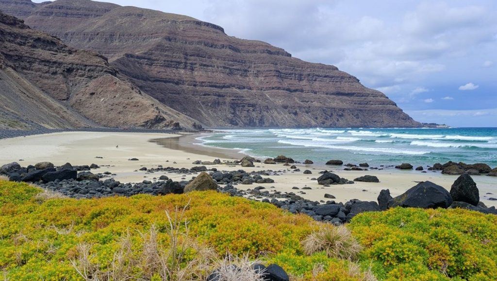 Acantilados y costa de Playa de La Cantería, Haría (Lanzarote)