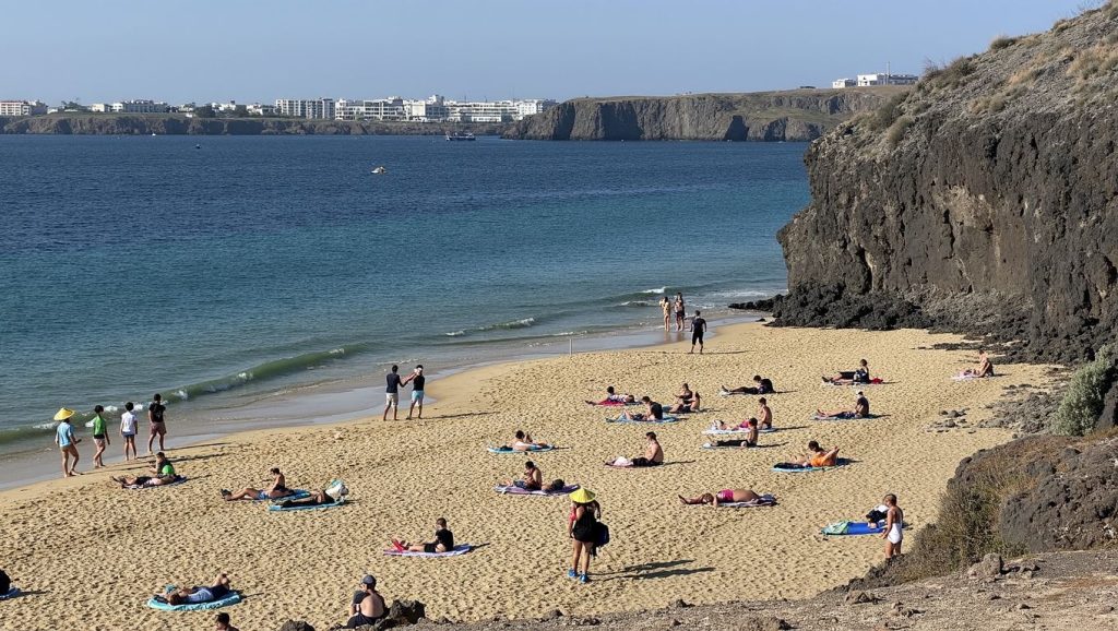 Arena volcánica de Playa de la Cera, Yaiza (Lanzarote)