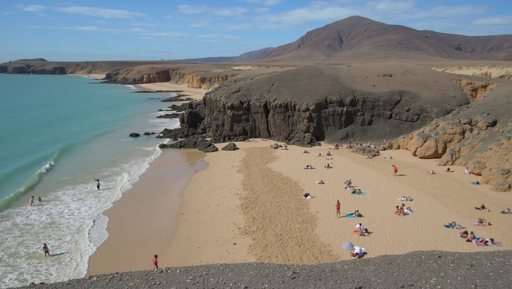 Aguas de Playa de la Cera en Yaiza (Lanzarote)