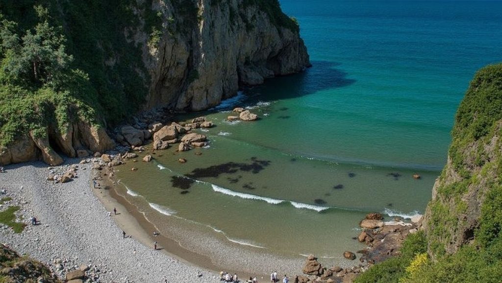 Playa de la Conchiquina en Asturias (Asturias)