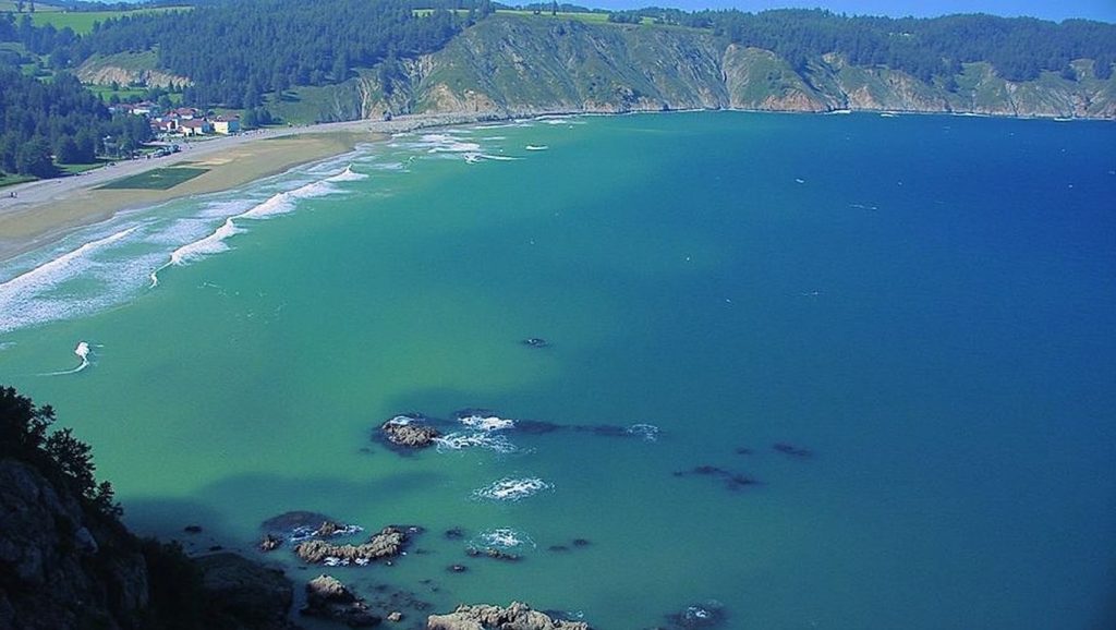 Aguas de Playa de la Conchiquina en Asturias (Asturias)