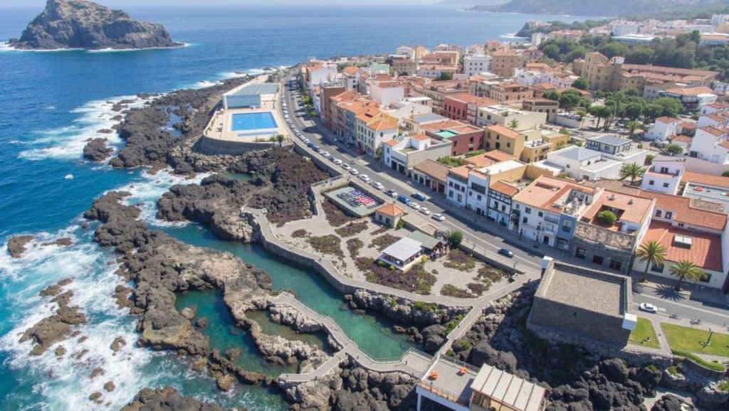 Aguas de Playa de la Consolación en Garachico (Tenerife)