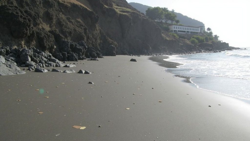 Panorámica de Playa de la Cueva del Agua, Tenerife