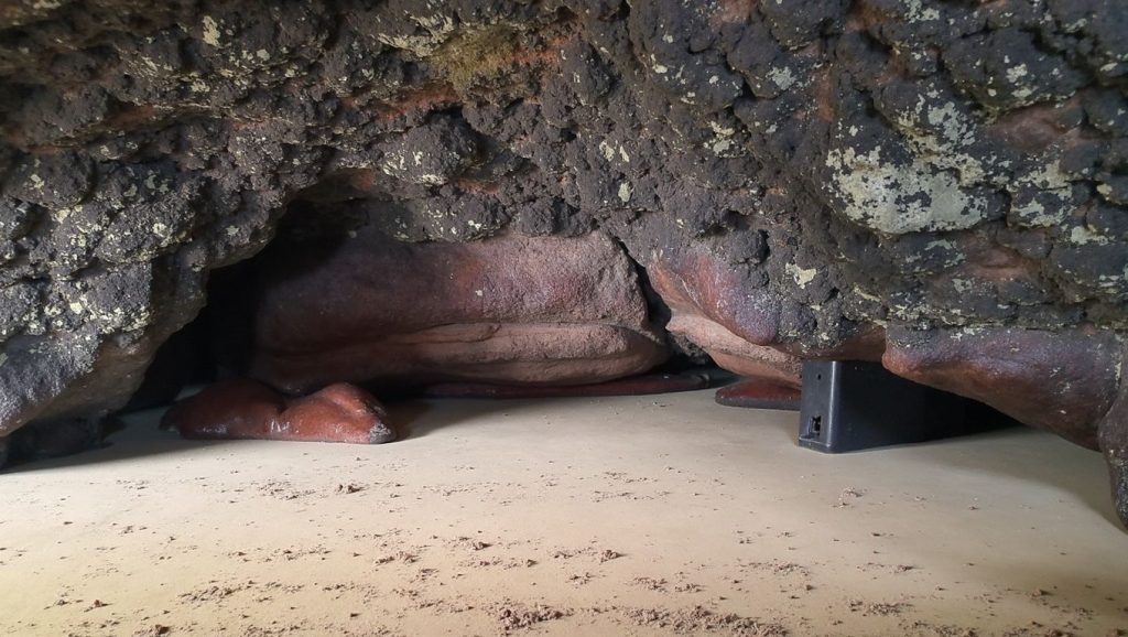 Entorno natural de Playa de la Cueva del Agua en Tenerife