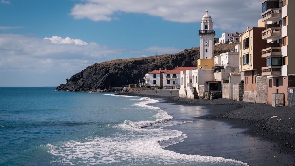 Playa de la Entrada en Candelaria (Tenerife)