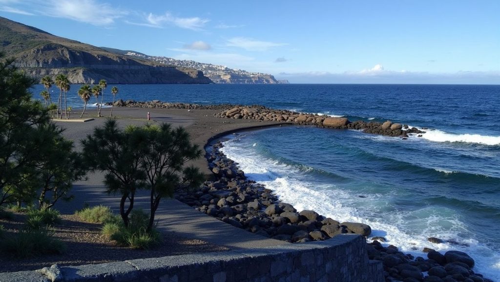 Panorámica de Playa de la Entrada, Tenerife