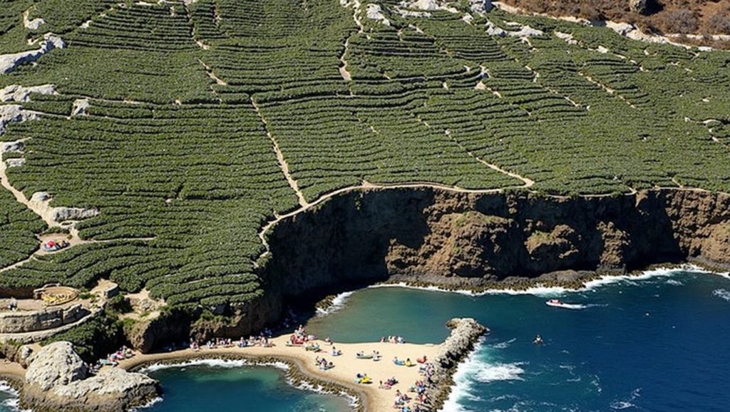 Arena volcánica de Playa de La Espindola, San Andrés y Sauces (La Palma)