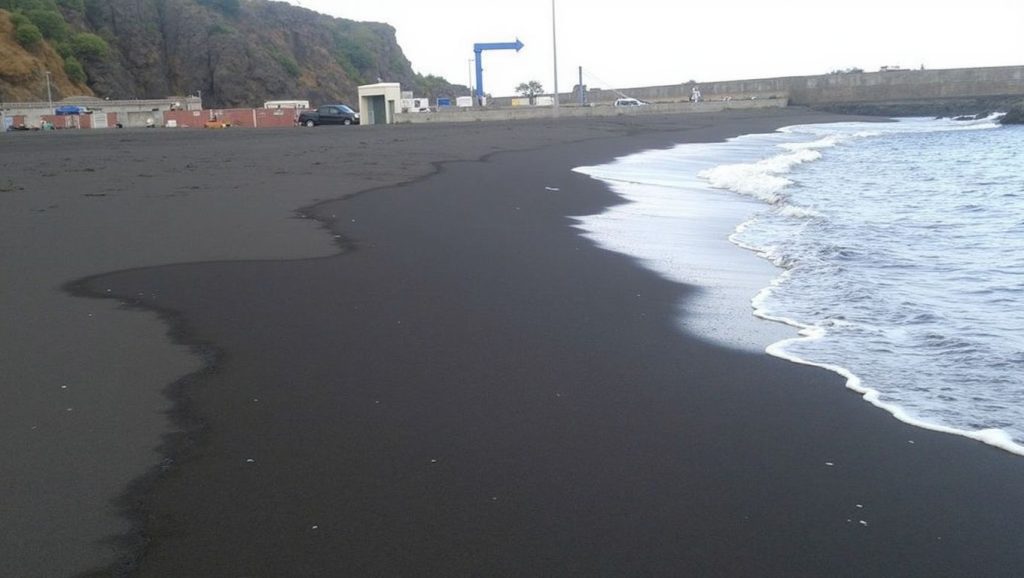 Entorno natural de Playa de La Espindola en La Palma