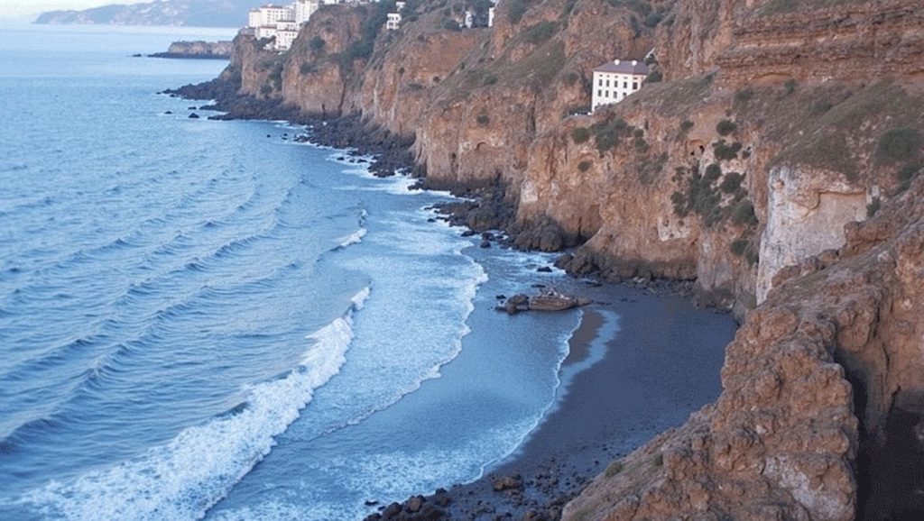 Arena volcánica de Playa de la Fajana, Los Realejos (Tenerife)