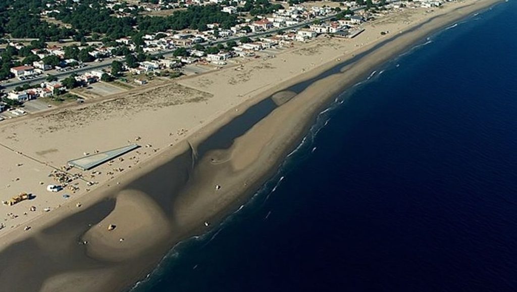 Playa Fontanilla desde la arena, Moguer, Huelva
