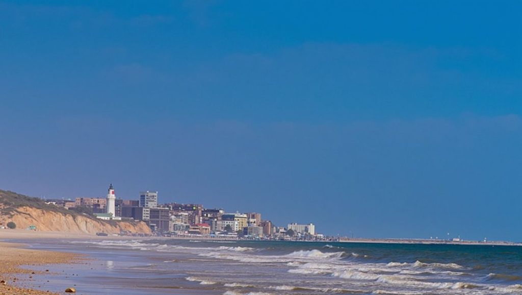 Costa de Moguer desde Playa de la Fontanilla, Huelva