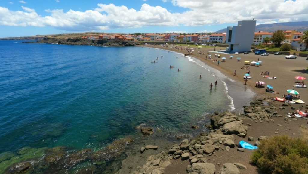 Panorámica de Playa de la Garita, Lanzarote