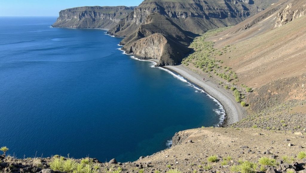 Playa de la Guancha en San Sebastián de la Gomera (La Gomera)
