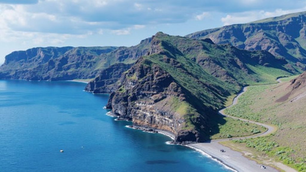 Entorno natural de Playa de la Guancha en La Gomera