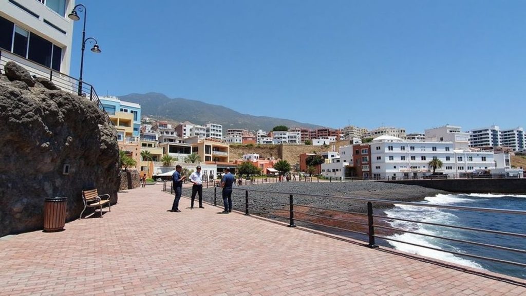 Panorámica de Playa La Hornilla, Tenerife