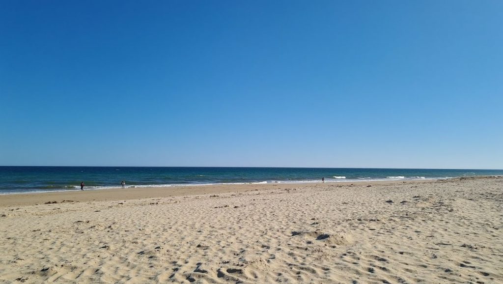 Camino de acceso a Isla de las Gaviotas, Isla Cristina, Huelva