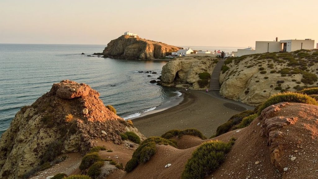 Detalle del agua en Playa de La Isleta del Moro, Níjar, Almería