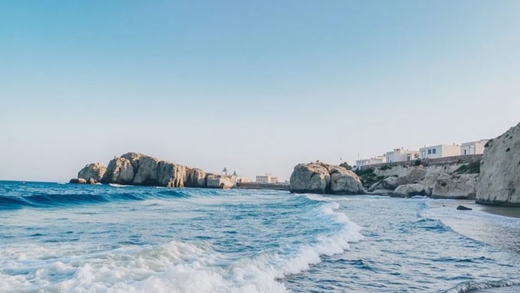 Panorámica completa de Playa de La Isleta del Moro, playa de Níjar