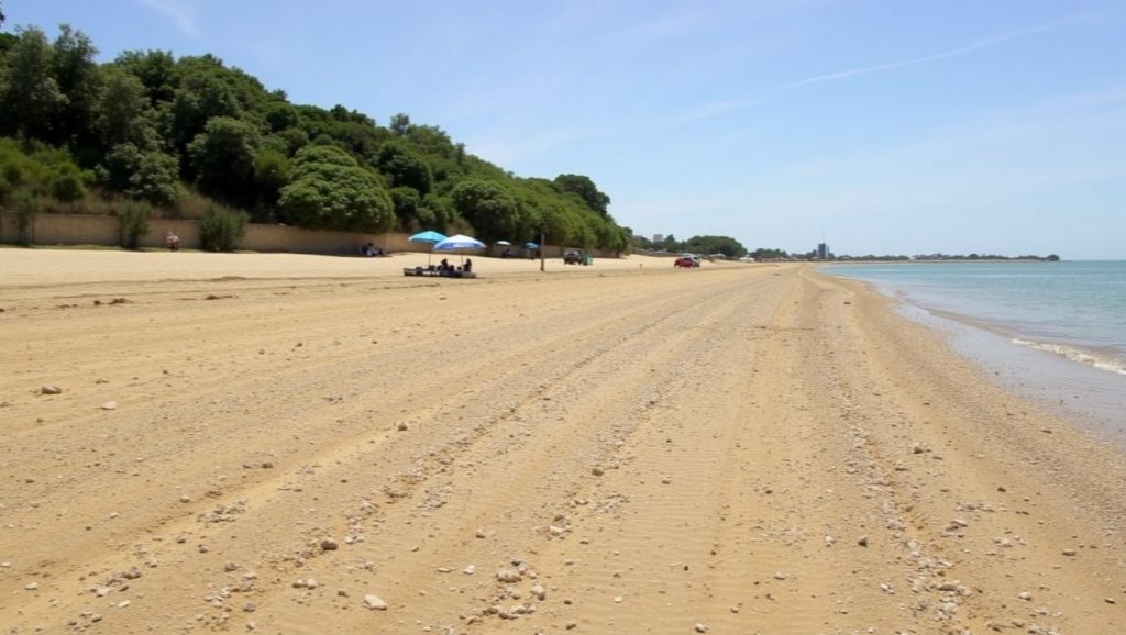 Horizonte desde Playa de la Jara, Sanlúcar de Barrameda, Cádiz