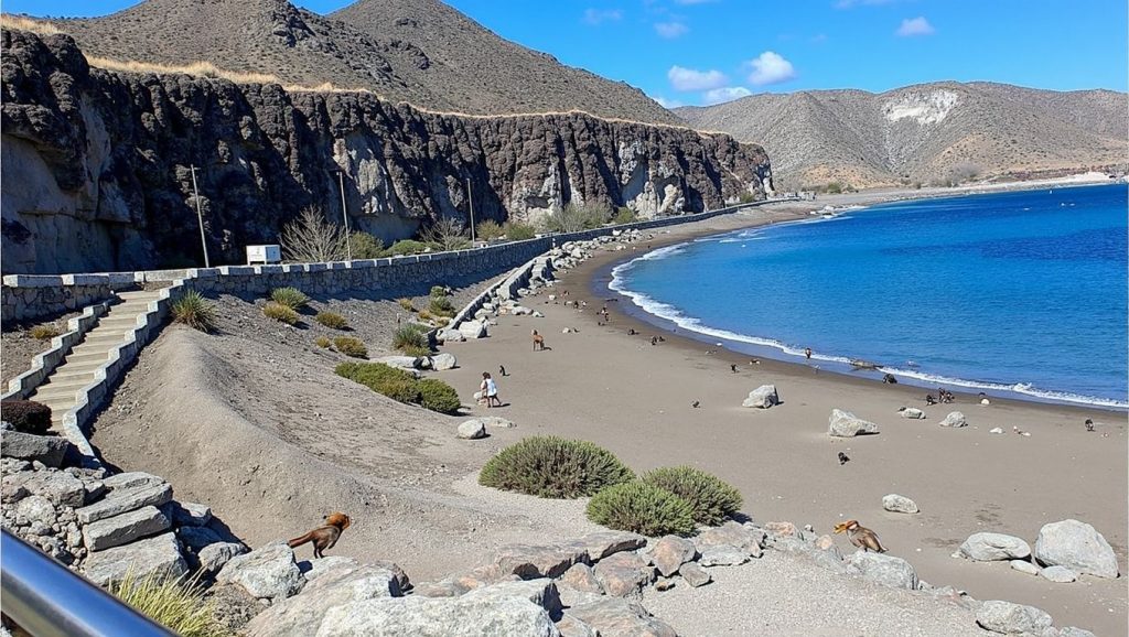 Aguas de Playa de La Laja en Haría (Lanzarote)