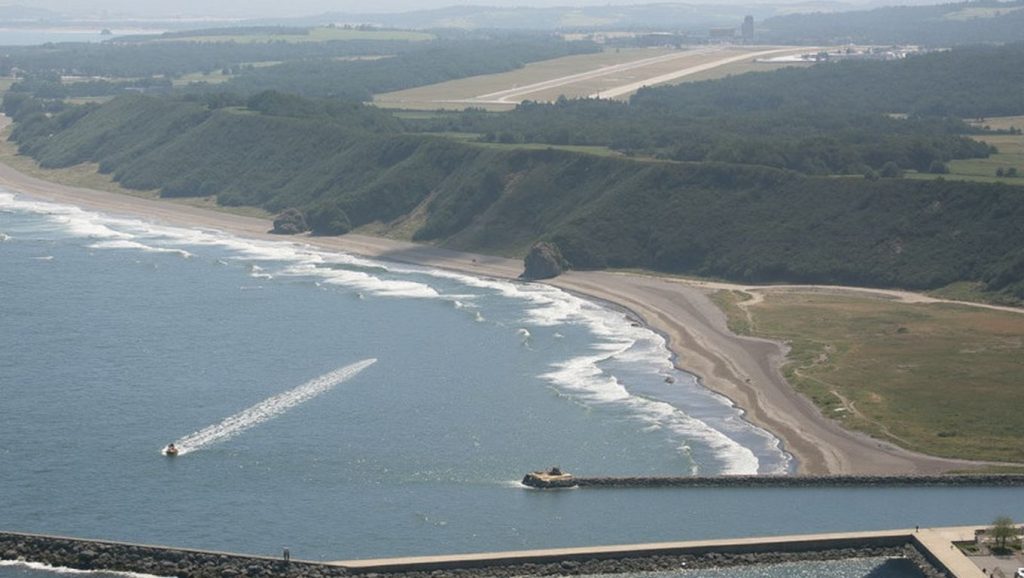 Panorámica de Playa de La Llama, Asturias