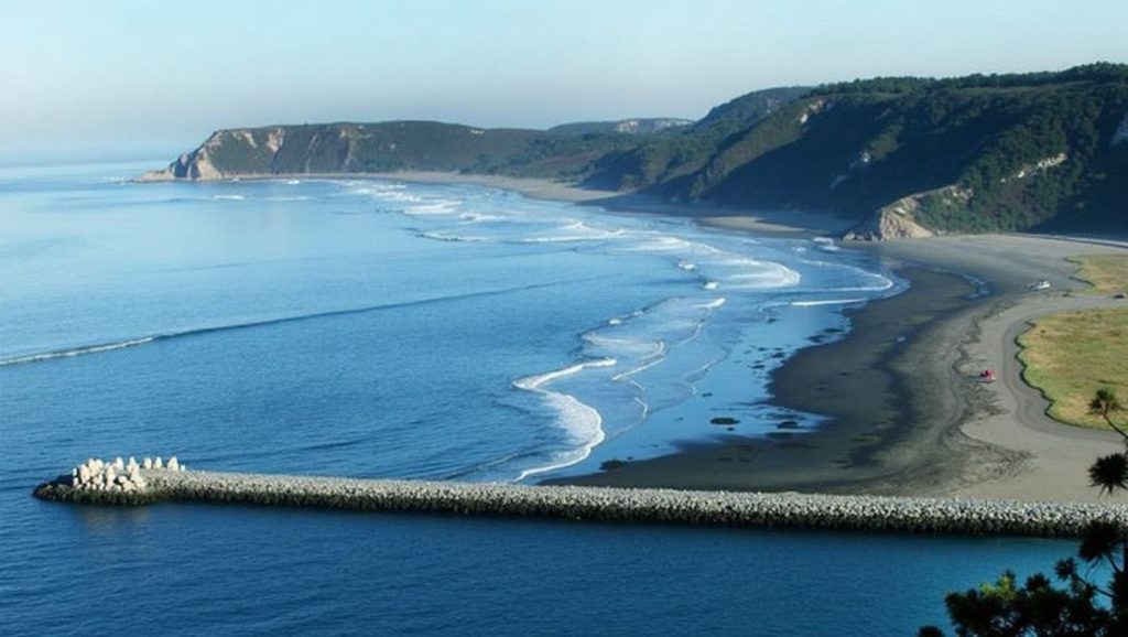 Entorno natural de Playa de La Llama en Asturias