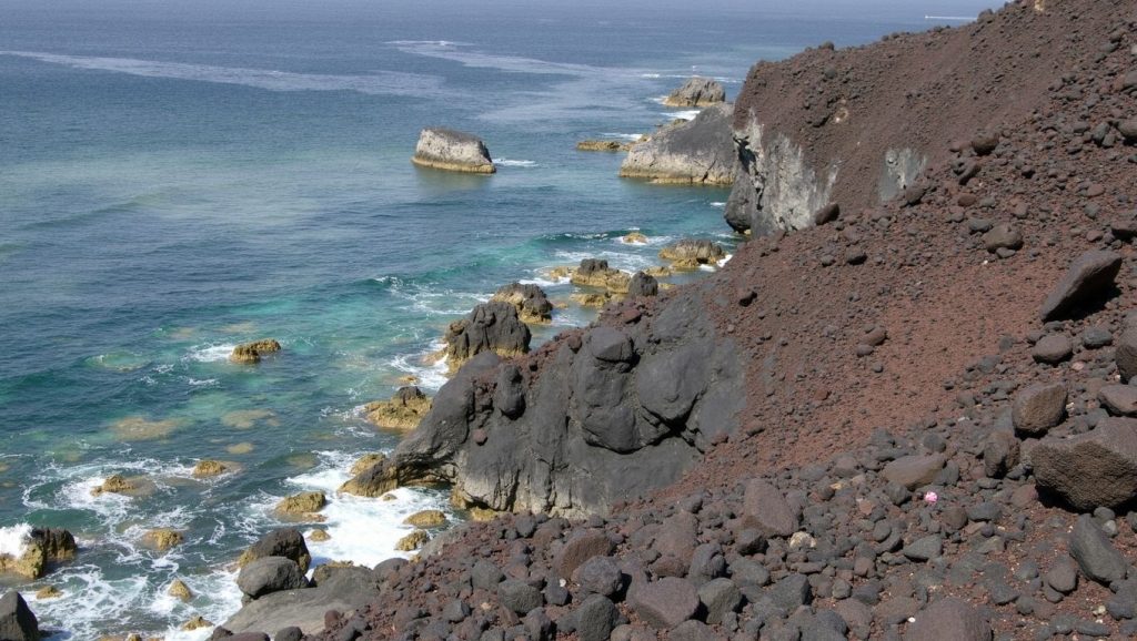 Arena de Playa de la Madera, Tinajo (Lanzarote)