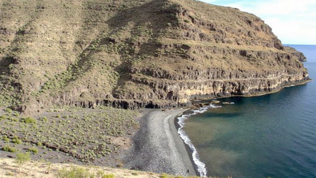 Panorámica de Playa de la Negra, La Gomera