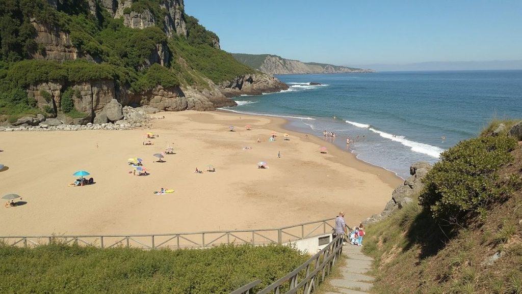 Arena de Playa de La Ñora, Villaviciosa (Asturias)