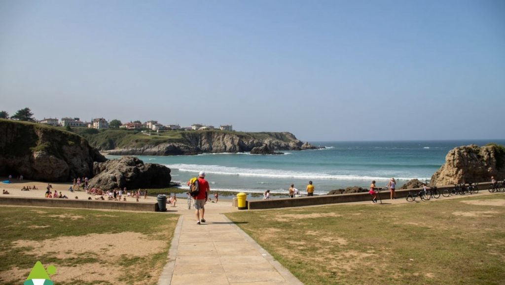 Panorámica de Playa De La Paloma, Asturias