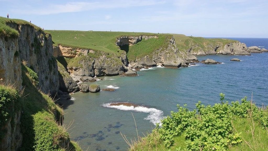 Panorámica de Playa de la Polea, Asturias