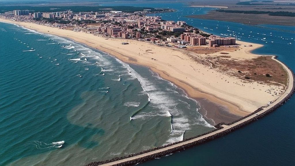 Paseo hacia Ría de Punta Umbría, Punta Umbría