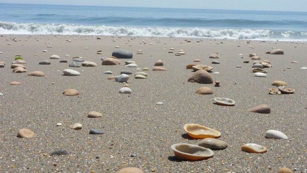 Panorámica completa de Playa de la Redondela / Cruce de la Redondela, playa de Isla Cristina