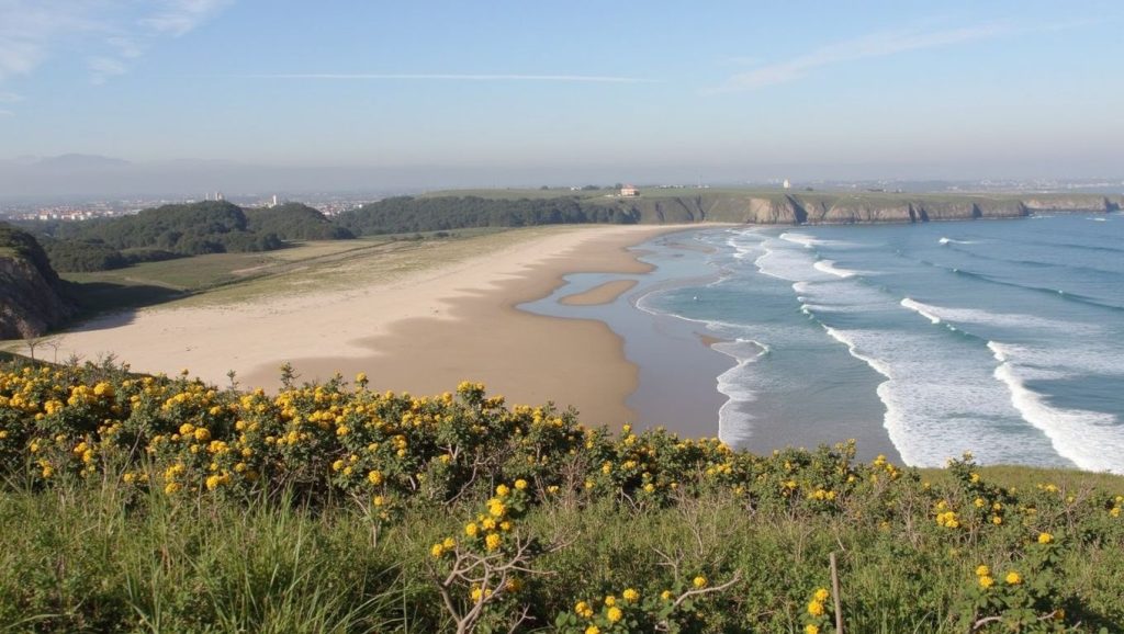 Aguas de Playa de la Ribera en Gozón (Asturias)