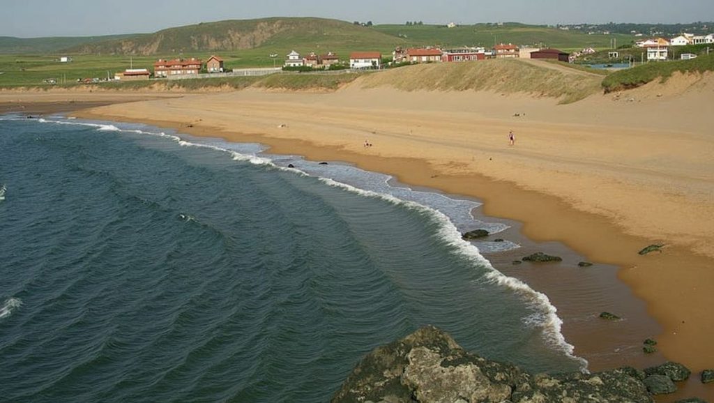 Arena de Playa de la Ribera, Gozón (Asturias)
