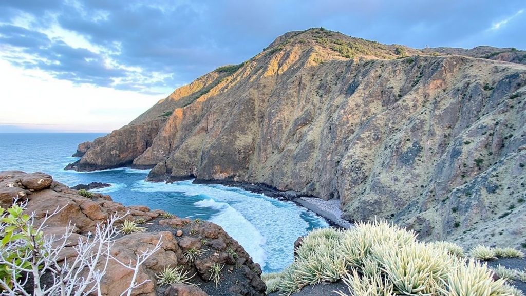Panorámica de Playa de la Sepultura, La Gomera