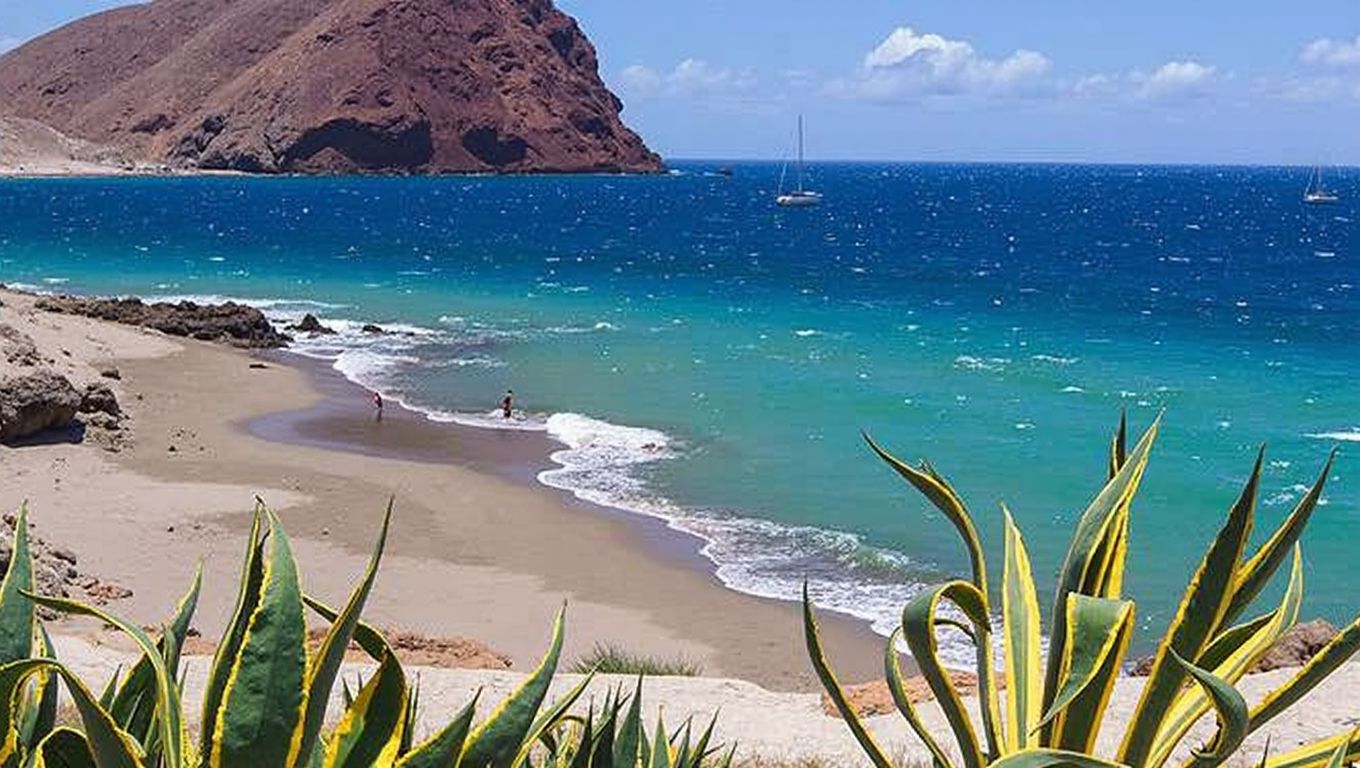 Playa de la Tejita zona naturista (Alajeró, Tenerife)