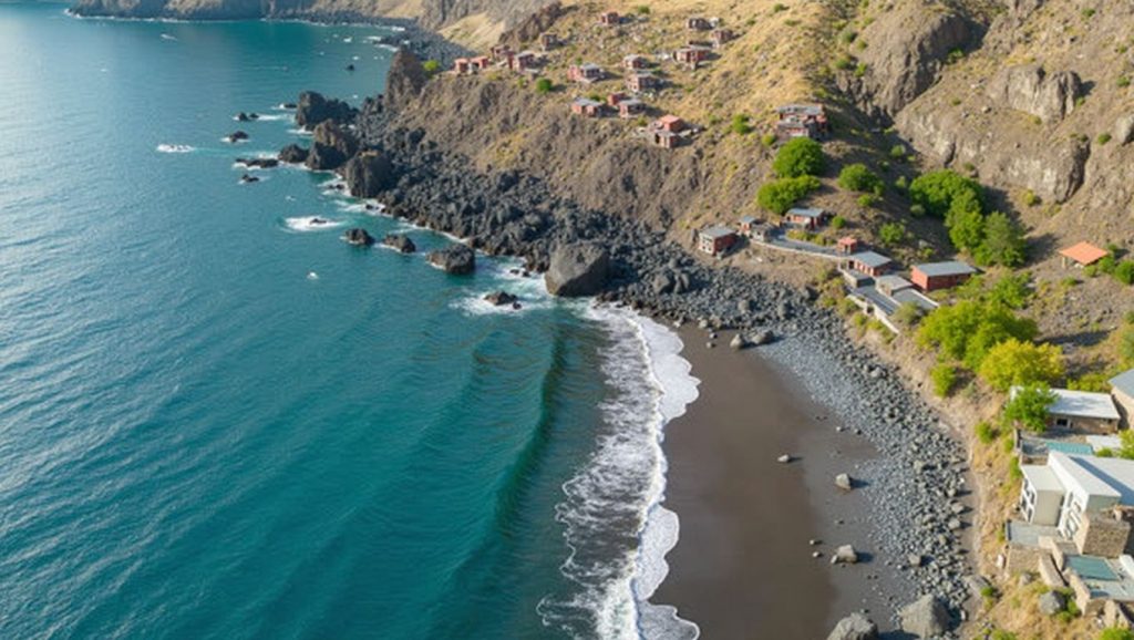 Panorámica de Playa de la Veta, La Palma
