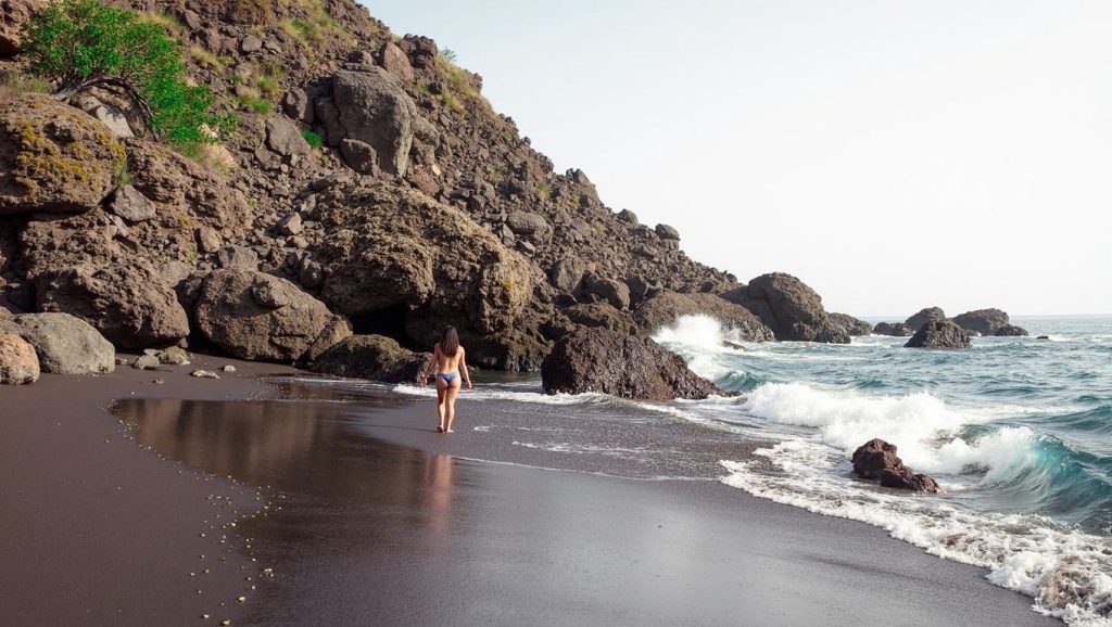 Arena de Playa de la Veta, Tijarafe (La Palma)