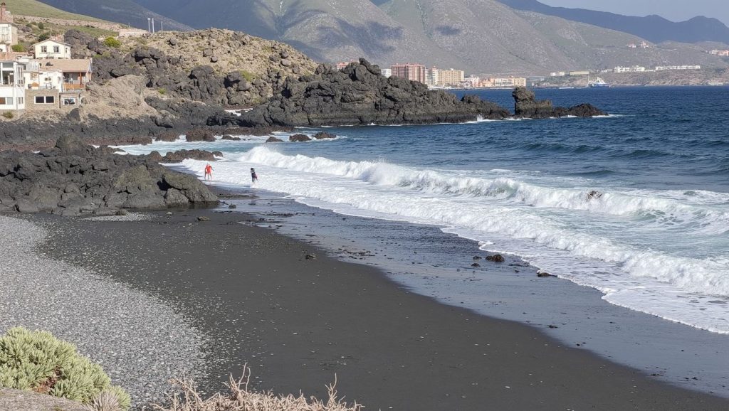 Panorámica de Playa de la Viuda, Tenerife