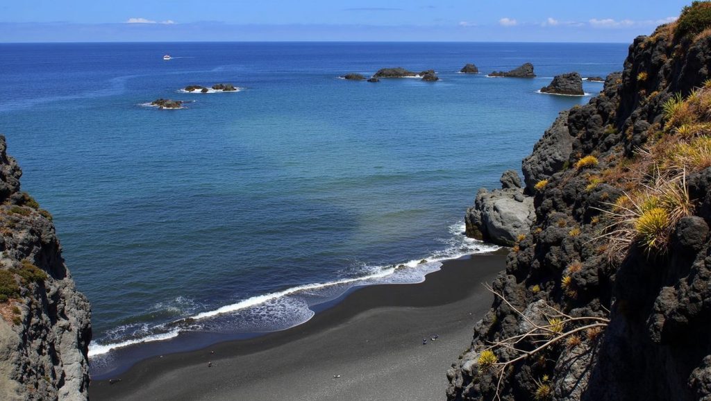 Aguas de Playa de la Zamora Chica en Fuencaliente de La Palma (La Palma)