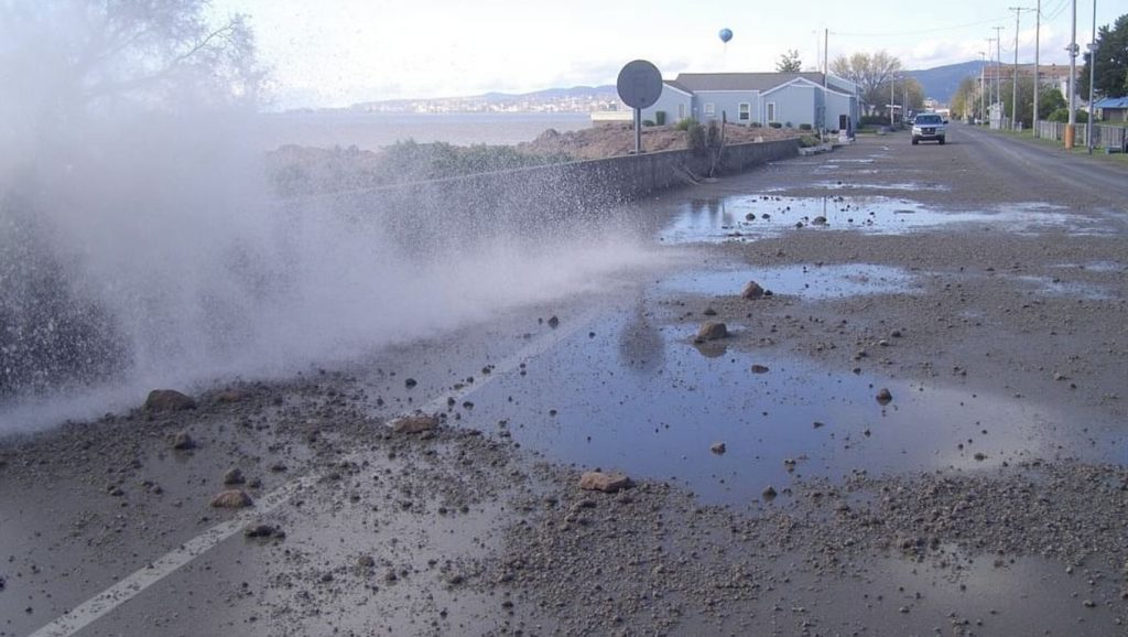 Línea de costa en Playa de Lagos de Torrox, Torrox