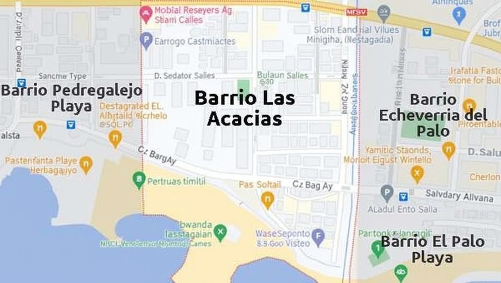 Textura de arena en Acacias, Málaga, Málaga